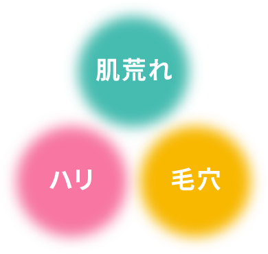 肌荒れ防止+ハリ+毛穴