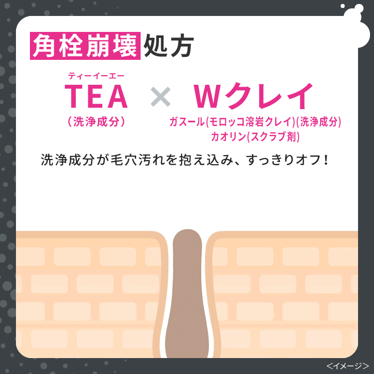 毛穴フォーカス ポアクリアフェイスウォッシュ モイスト