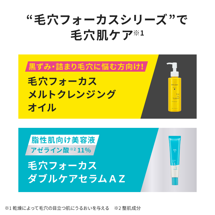 毛穴フォーカス ダブルケアセラムRT