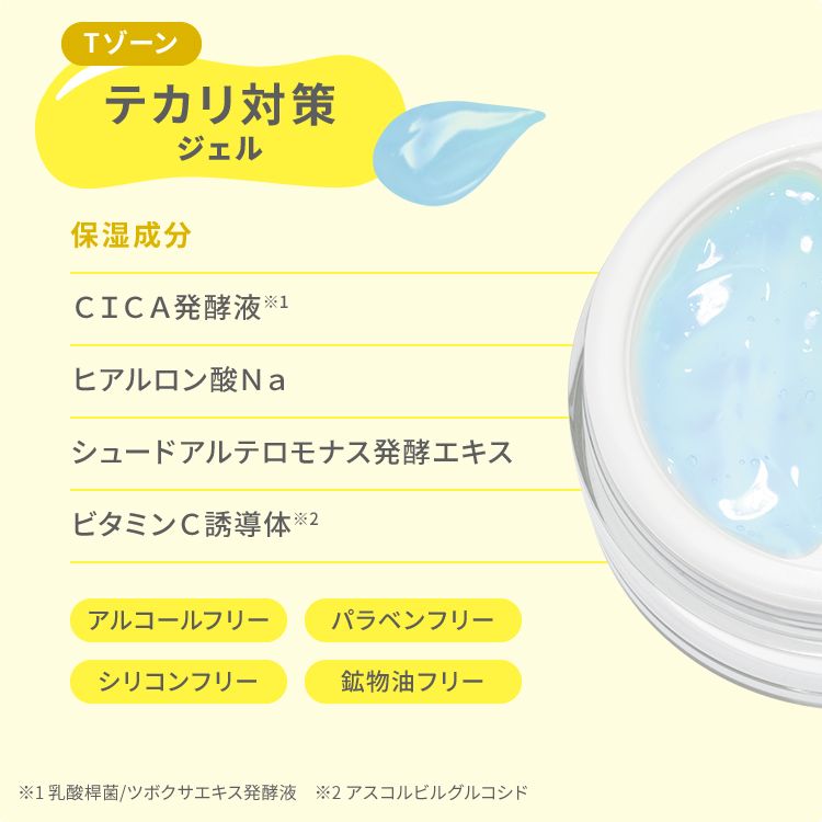 デュアルメソッド 混合肌用ジェル&クリーム