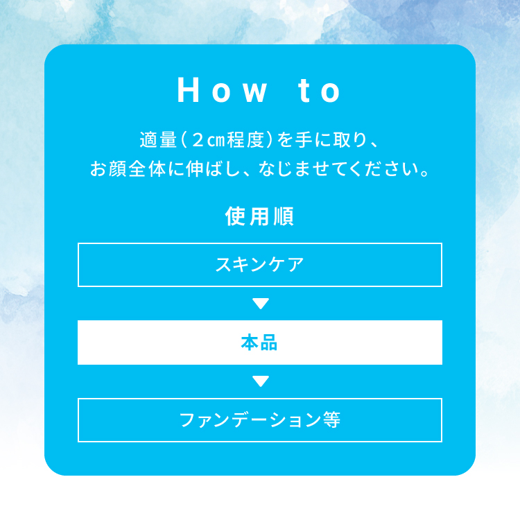 デュアルメソッド 混合肌用仕込み下地